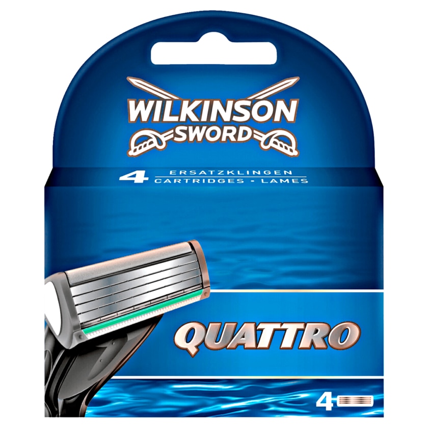 Wilkinson Sword Quattro Klingen 4 Stück